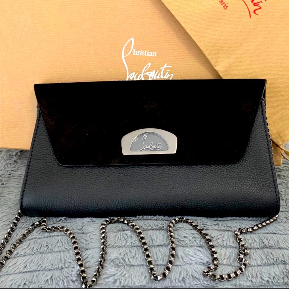 Christian Louboutin Vero Dodat Clutch Black